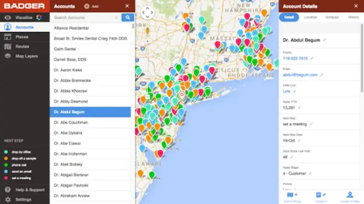 Badger Maps - Sales Routing android App screenshot 4